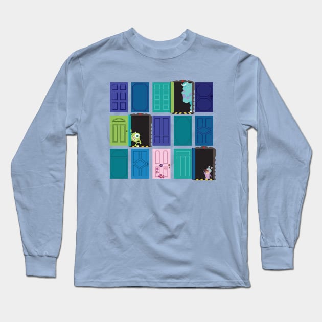 Monsters Inc. Long Sleeve T-Shirt by VirGigiBurns